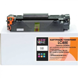 Картридж лазерный для HP LJ P1102, M1132, M1212 Canon 725 аналог CE285A Black, NewTone (LC48E)