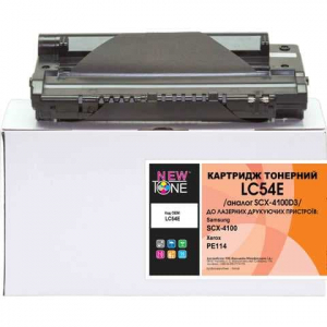 Картридж лазерный для Samsung SCX-4100, Xerox PE114 аналог SCX-4100D3 Black, NewTone (LC54E)