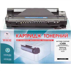 Картридж тонерний для Samsung SCX-4200, 4220 сумісний SCX-D4200A, ELS Black, WWM (LC45N)