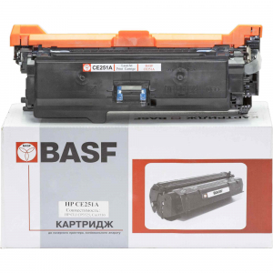 Картридж для HP аналог CE251A Cyan, BASF-KT-CE251A