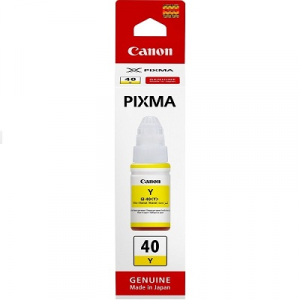 Чернила Canon GI-40C Yellow оригинальные (3402C001), 70мл