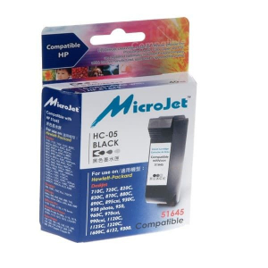 Картридж струйный MicroJet  для HP DJ 850C/1100C/1600C аналог HP 45 Black (HC-05)
