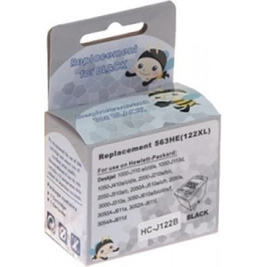 Картридж струменевий MicroJet для HP DJ 1050/2050/3050 аналог HP 122 XL Black (HC-J122B) підвищеної ємності