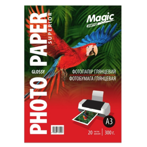 Фотопапір Magic Superior A3 глянцевий 300г/м, 20 листів