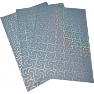 Самоклеюча плівка PET водостійка SPIRAL Holografic А4, 80мкм, струм., друк, 20 арк, Galaxy