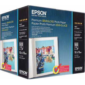 Бумага EPSON фото полуглянцевая Premium Semiglossy Photo Paper, 251g, 100 х 150мм, 500л (C13S042200)