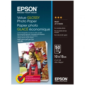 Фотобумага Epson глянцевая, 183g/m2, 10х15, 50л, C13S400038