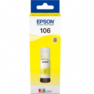 Чернила Epson 106 для L7160, L7180 Yellow 70мл, оригинальные