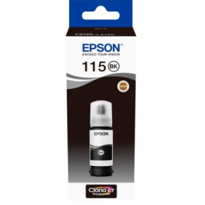 Чернила Epson 115 для L8160, L8180 70мл Black Pigment (C13T07C14A)