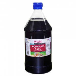 Чорнило WWM C45 для Canon, 1000г, чорні пігментні (C45/BP-4)