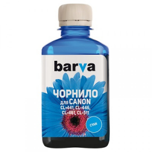 Чернила BARVA для Canon 180 мл cyan (C461-732)