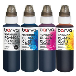 Чернила для заправки картриджей Canon PG-440, CL-441 Barva (4 х 100мл) CPG440-090-MP