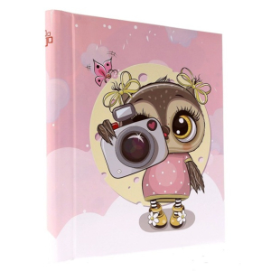 Фотоальбом самоклеючий 40 сторінок DRS20 CAMERA OWL PINK DRS20-CAMERA-OWL-PINK купити в Україні | FOTOZIP