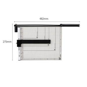 Різак для паперу шабельний Deli A4 на 12 аркушів, металева основа (8014) 8014 замовити в Україні | FOTOZIP