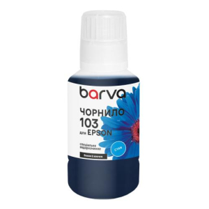 Чорнила Barva E103 cyan, 140мл для Epson, OneKey (E103-696e)