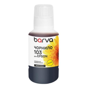 Чорнила Barva E103 yellow, 140мл для Epson, OneKey E103-698e