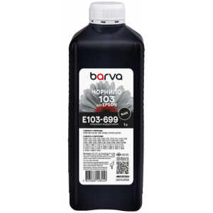 Чорнила Barva E103 для Epson, водорозчинні, black 1000 мл (E103-699) E103-699 купити в Україні | FOTOZIP