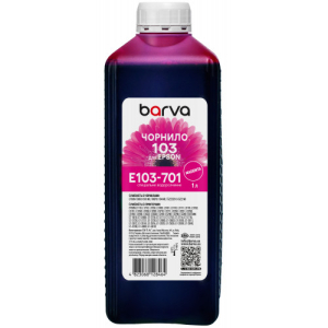 Чорнила Barva E103 для Epson, водорозчинні, magenta 1000 мл (E103-701) E103-701 замовити в Україні | FOTOZIP