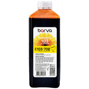 Чернила Barva E103 для Epson, водорастворимые, yellow 1000 мл (E103-702)