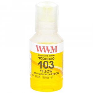 Чернила WWM 103 для Epson L1110, L3100, L3101, L3110, L3150, L3151 140г Yellow (E103Y)
