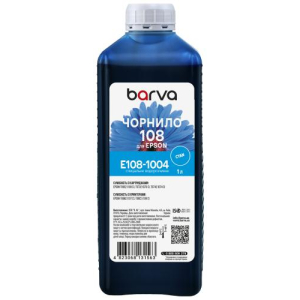 Чернила для Epson 108 cyan, 1 литр, Barva (E108-1004)