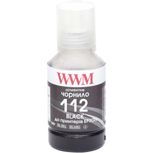 Сумісні пігментні чорнила Epson 112 WWM 140г, Black E112BP