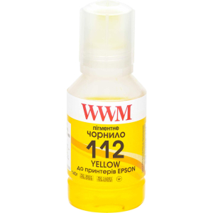 Совместимые пигментные чернила Epson 112 WWM 140г, Yellow E112YP