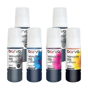 Чернила Barva E115-070-MP для Epson 115 (BK,PB,C,M,Y,GY), 6х70 мл