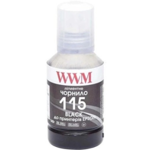 Чорнило WWM 115 для Epson L8160, L8180 140г Black Pigment пігментне (E115BP-WWM)