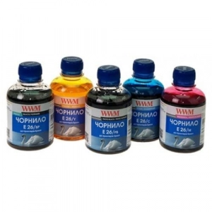Комплект чернила WWM E26 для Epson XP-600, XP-605, XP-700, XP-800 (5х200мл)