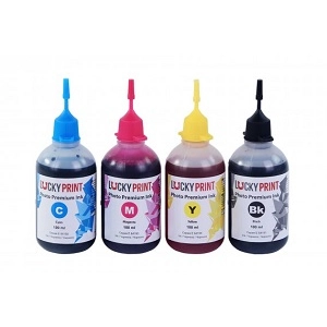 Чернила Lucky Print Premium 17UV для Epson, комплект 100 мл х 4шт