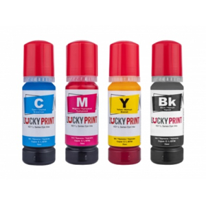 Світлостійкі чорнила Lucky Print  L (4 х 70 мл) з ключами для СНПЧ Epson 103,104