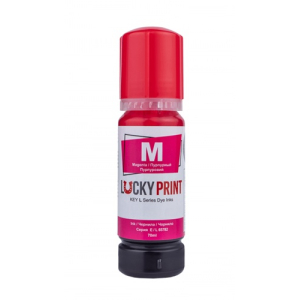 Світлостійкі чорнила Lucky Print для СНПЧ Epson 103,104 Magenta 70 мл з ключами