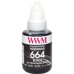 Чорнила WWM 664 для Epson 140г Black водорозчинне (E664B) E664B наявність в Україні | FOTOZIP