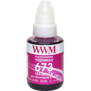 Чорнила WWM 673 для Epson L800, L805, L810, L850, L1800, 140г Magenta (E673M)