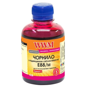 Чорнила WWM E88 для Epson L8050, L18050, 200г Magenta водорозчинні (E88/M)