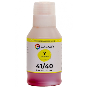 Чорнила Canon GI-41, GI-40 Yellow 135ml, сумісні Galaxy (GAL-C41-135Y)