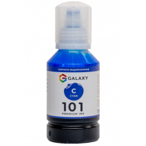 Чорнила 101 Cyan Galaxy для Epson 140mll, GAL-E101-140C