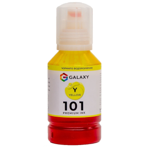 Чорнила 101 Yellow Galaxy для Epson 140mll, GAL-E101-140Y