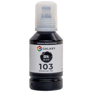 Чорнила 103 Galaxy для Epson, Black 140ml, GAL-E103-140B