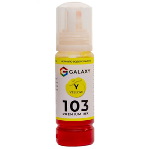 Чорнила 103 Galaxy для Epson, Yellow 100ml, GAL-E103-70Y