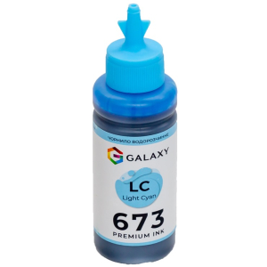 Чорнила 673 Galaxy для Epson, Light Cyan 100ml, GAL-E673-100LC GAL-E673-100LC купити в Україні | FOTOZIP