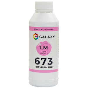 Чорнила 673 Galaxy для Epson, Light Magenta 500ml, GAL-E673-500LM GAL-E673-500LM наявність в Україні | FOTOZIP