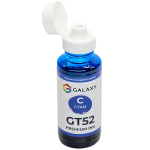 Чорнила GT52 Cyan для HP InkTank, SmartTank GALAXY 100ml GAL-H52-100C GAL-H52-100C купити в Україні | FOTOZIP