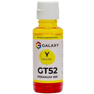 Чорнила GT52 Yellow для HP InkTank, SmartTank GALAXY 100ml GAL-H52-100Y GAL-H52-100Y замовити в Україні | FOTOZIP