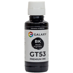 Чорнила GT53 для HP InkTank, SmartTank (Black Pigment) GALAXY 100ml GAL-H53-100PB GAL-H53-100PB | FOTOZIP