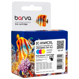 Картридж сумісний HP 141XL (CB337HE, CB338HE) color Barva (IC-H141CXL) IC-H141CXL купити в Україні | FOTOZIP