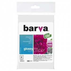Глянцевая фотобумага 10x15, 230г/м2, 100 л, BARVA Everyday (IP-CE230-218)