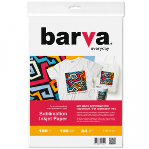 Сублімаційний папір A4, 100 аркушів BARVA (IP-TSE100-328)