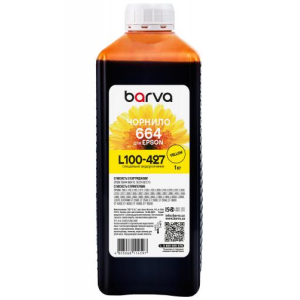 Чорнила Barva для Epson L аналог 664, yellow 1000г (L100-427)